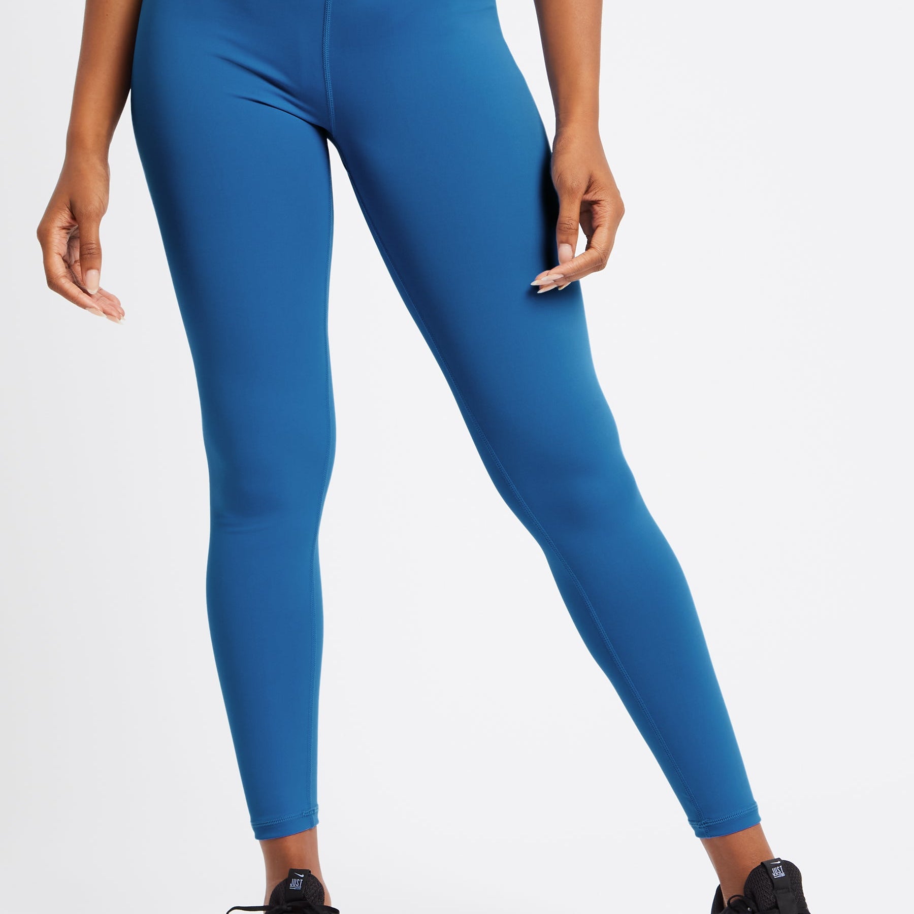 Signature High Waisted Full Length Leggings-Sapphire Blue